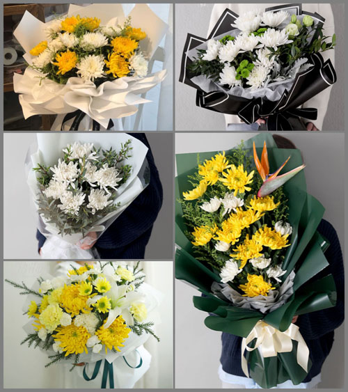 安徽亳州市利辛县程家集镇赵桥村白事花束代送